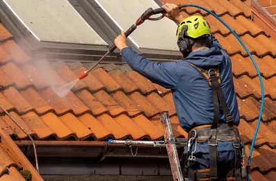 Démoussage et hydrofuge de toiture à Saint-Julien-Molhesabate